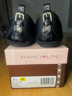 Bandolino Black Flats. Womens 8.5M